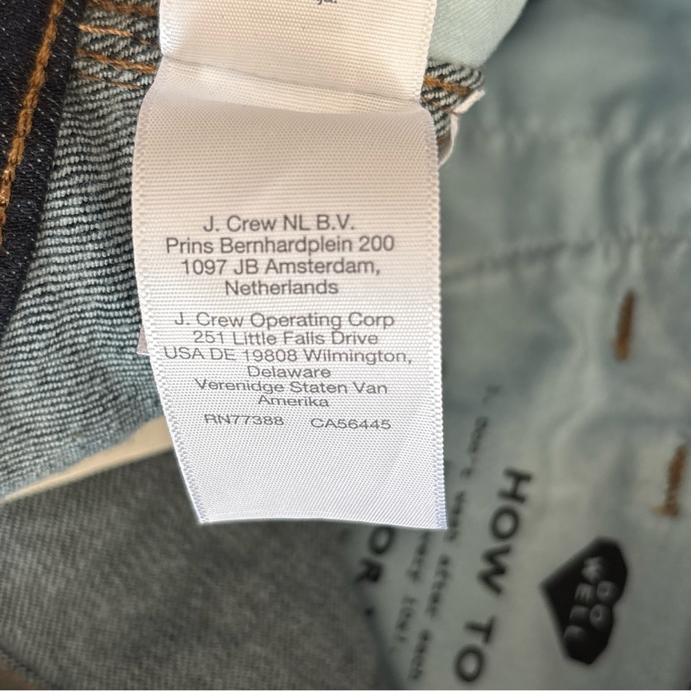 Madewell Stovetipe-  Indigo Straight Leg Jeans 25 BNWT - Picture 8 of 13